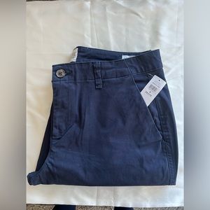 GAP Girlfriend Khaki, Navy, Size Petite 6